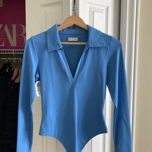 BLUE BABATON BODYSUIT